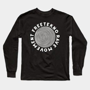 Freetekno Rave Movement Long Sleeve T-Shirt